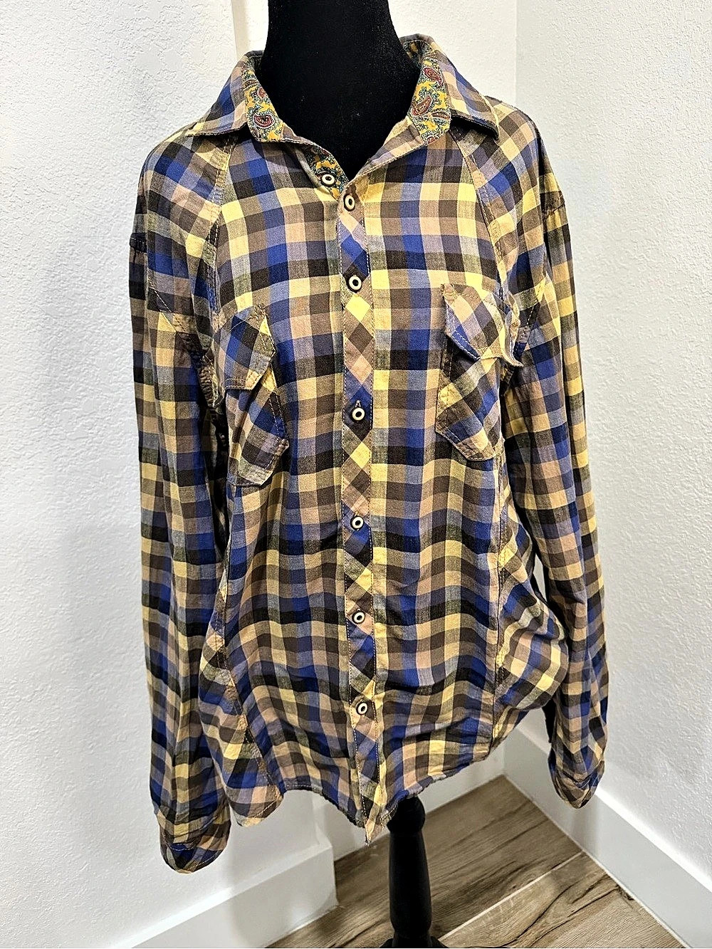 Rock Roll & Soul long sleeve button down